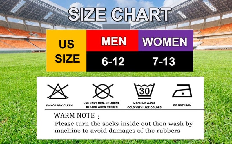 BUKEORE 2 Set Anti-Slip Grip Soccer Socks with Shin Guard Sleeves, Sports Athletic Socks for Men Women - Image 4